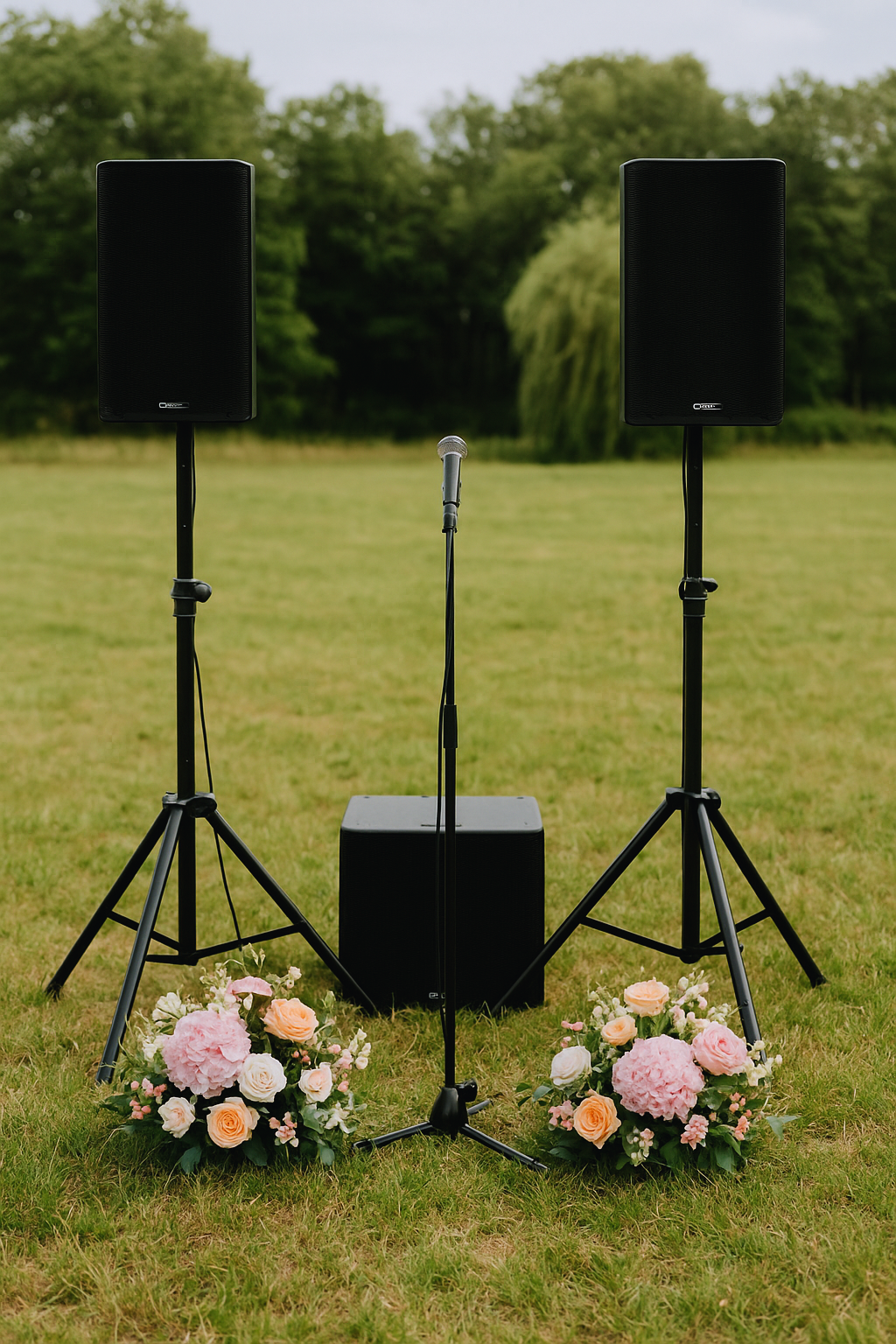 Geluidsset voor bruiloft-ceremonie | Artiest huren bij Swinging.nl