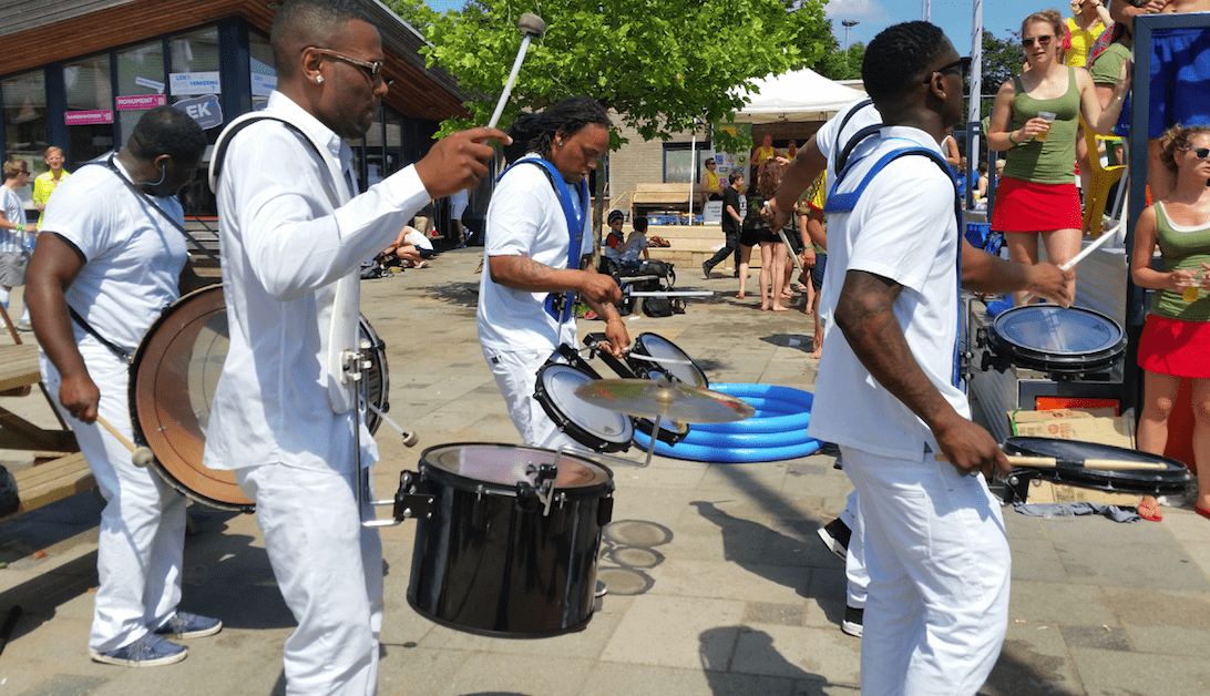 Braziliaanse percussieband