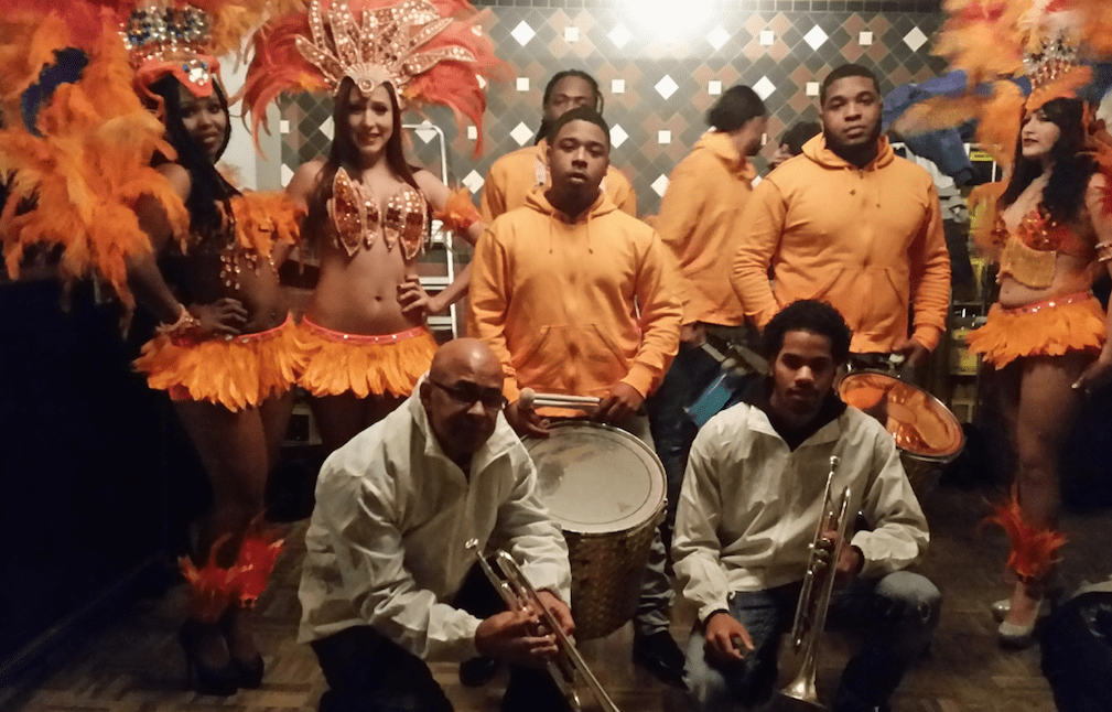 Braziliaanse percussieband